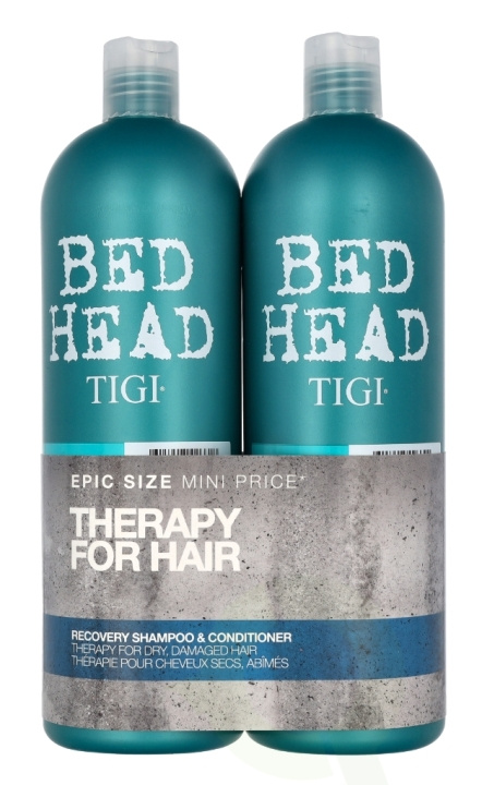 TIGI Bh Recovery Tween Set 1500 ml Shampoo 750ml/Conditioner 750ml - Rehab For Dry, Damaged Hair i gruppen HELSE OG SKJØNNHET / Hår & styling / Hårpleie / Sjampo hos TP E-commerce Nordic AB (D23628)