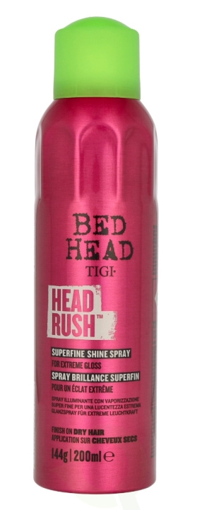 TIGI Bh Head Rush Superfine Shine Spray 200 ml i gruppen HELSE OG SKJØNNHET / Hår & styling / Hårpleie / Glans hos TP E-commerce Nordic AB (D23631)