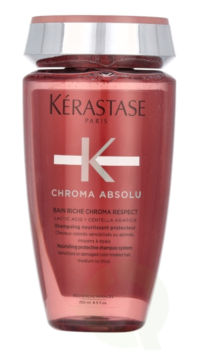 Kerastase Chroma Absolu Bain Riche Chroma Respect Shampoo 250 ml i gruppen HELSE OG SKJØNNHET / Hår & styling / Hårpleie / Sjampo hos TP E-commerce Nordic AB (D23684)