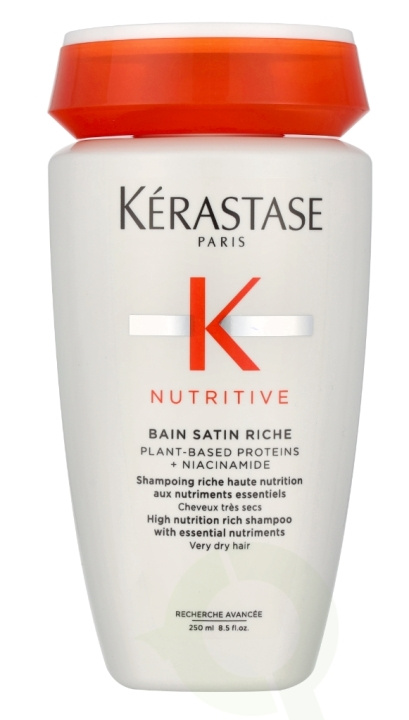 Kerastase Nutritive Bain Satin Riche Shampoo 250 ml Very Dry Hair i gruppen HELSE OG SKJØNNHET / Hår & styling / Hårpleie / Sjampo hos TP E-commerce Nordic AB (D23696)