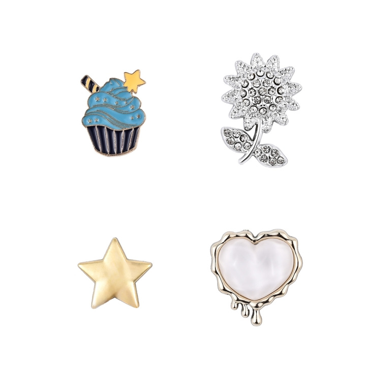 Onsala Charms Pimp Your Phone Metall og Plast 4stk i gruppen SPORT, FRITID & HOBBY / Morsomme produkter / Morsomme produkter hos TP E-commerce Nordic AB (D23713)