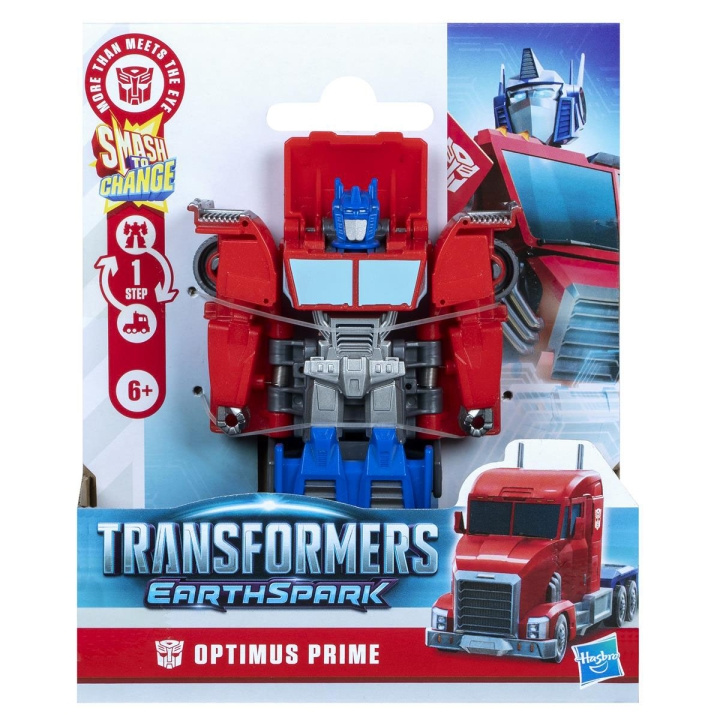 Transformers Earthspark 1-Step Smash Optimus i gruppen LEKER, BARN OG BABY / Leker / Figurer, miniatyrer og tilbehør hos TP E-commerce Nordic AB (D23724)