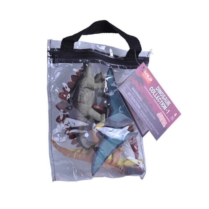 Wild Republic Zipper Polybags Dino i gruppen LEKER, BARN OG BABY / Leker / Figurer, miniatyrer og tilbehør hos TP E-commerce Nordic AB (D23735)