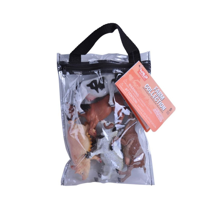 Wild Republic Zipper Polybags Farm i gruppen LEKER, BARN OG BABY / Leker / Figurer, miniatyrer og tilbehør hos TP E-commerce Nordic AB (D23736)