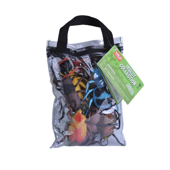 Wild Republic Zipper Polybags Insect i gruppen LEKER, BARN OG BABY / Leker / Figurer, miniatyrer og tilbehør hos TP E-commerce Nordic AB (D23737)