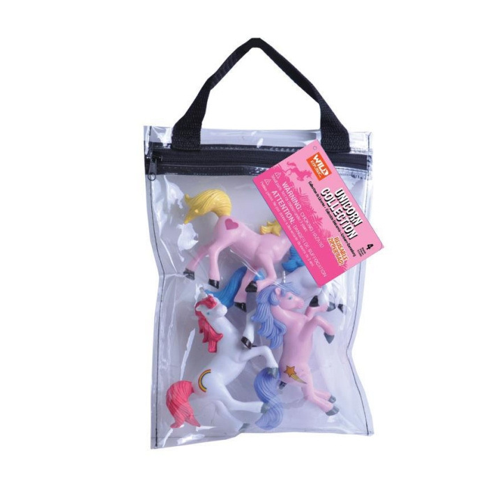 Wild Republic Zipper Polybags Unicorn i gruppen LEKER, BARN OG BABY / Leker / Figurer, miniatyrer og tilbehør hos TP E-commerce Nordic AB (D23738)
