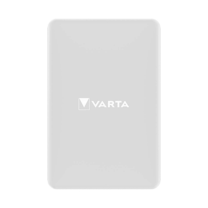 Varta Mag Pro trådløs strømbank 5.000 mAh - hvit utgave i gruppen SMARTTELEFON & NETTBRETT / Ladere og Kabler / Powerbanks hos TP E-commerce Nordic AB (D23779)
