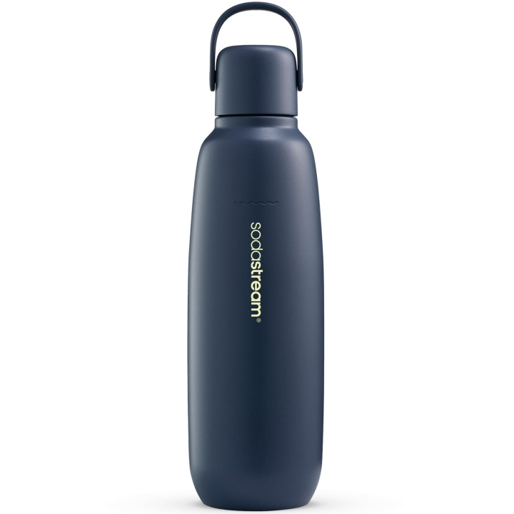 SodaStream Fizz&Go Stainless Steel Storm 0,9 liter Thermos i gruppen HJEM, HUS OG HAGE / Husholdningsapparater / Vann og juice / Kullsyremaskin / Maskiner hos TP E-commerce Nordic AB (D23795)