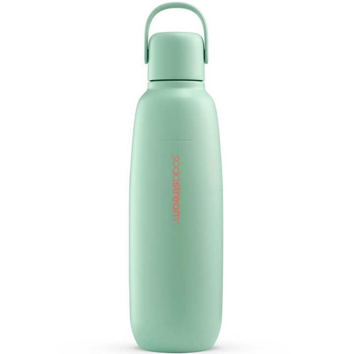SodaStream Fizz&Go Stainless Steel Mint 0,9 liter Thermos i gruppen SPORT, FRITID & HOBBY / Friluftsliv / Termoser og flasker hos TP E-commerce Nordic AB (D23797)