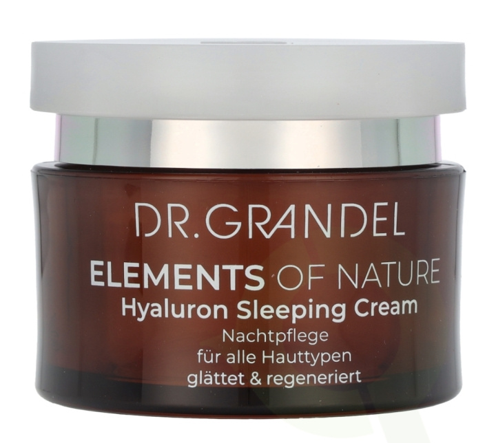 Dr Grandel Dr. Grandel Elements of Nature Hyaluron Sleeping Cream 50 ml For All Skin Types i gruppen HELSE OG SKJØNNHET / Hudpleie / Ansikt / Nattkrem hos TP E-commerce Nordic AB (D23954)