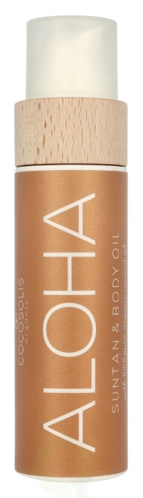 Cocosolis Cosmetics Cocosolis Aloha Suntan & Body Oil 110 ml i gruppen HELSE OG SKJØNNHET / Hudpleie / Kroppspleie / Body lotion hos TP E-commerce Nordic AB (D23969)
