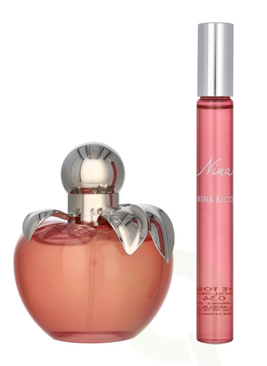 Nina Ricci Nina Giftset 60 ml Edt Spray 50ml/Roll-On 10ml i gruppen HELSE OG SKJØNNHET / Duft og parfyme / Parfyme / Parfyme for henne hos TP E-commerce Nordic AB (D24066)