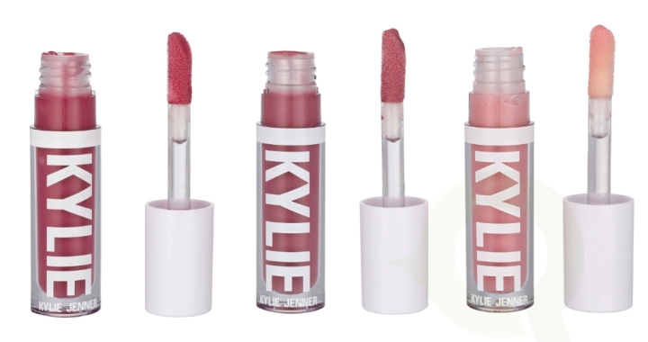 Kylie Cosmetics Lip Gloss Set 9.66 ml Pink Trouble 3.22 ml /Rose Temptation 3.22 ml / Berry Kiss 3.22 ml i gruppen HELSE OG SKJØNNHET / Makeup / Lepper / Lipgloss / Plumper hos TP E-commerce Nordic AB (D24081)