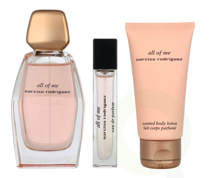 Narciso Rodriguez All Of Me Giftset 150 ml Edp Spray 90ml/Body Lotion 50ml/Edp Spray 10 ml i gruppen HELSE OG SKJØNNHET / Duft og parfyme / Parfyme / Parfyme for henne hos TP E-commerce Nordic AB (D24091)