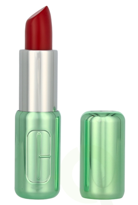 Clinique Pop Longwear Satin Lipstick 3.9 g #37 Peppermint Pop i gruppen HELSE OG SKJØNNHET / Makeup / Lepper / Leppestift hos TP E-commerce Nordic AB (D24094)