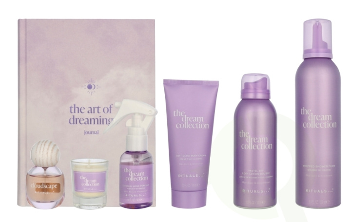 Rituals The Dream Collection Giftset 590 ml Candle 25g/Body Cream 100ml/Edp Spray 15ml/Dream Journal 1 piece/Shower Foam 250ml/Body Lotion 150ml i gruppen HELSE OG SKJØNNHET / Gavesett / Gavesett for henne hos TP E-commerce Nordic AB (D24117)