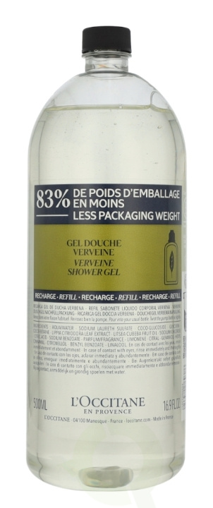 L\'Occitane Douche Gel Verveine Recharge Refill 500 ml i gruppen HELSE OG SKJØNNHET / Hudpleie / Kroppspleie / Bad- og dusjkrem hos TP E-commerce Nordic AB (D24123)