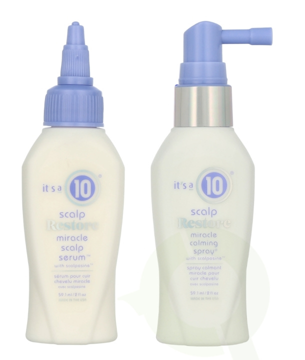 It\'s a 10 Scalp Restore Soothe & Balance Duo Set 118.2 ml Calming Spray 59,1ml/Serum 59,1ml i gruppen HELSE OG SKJØNNHET / Hår & styling / Hårpleie hos TP E-commerce Nordic AB (D24152)