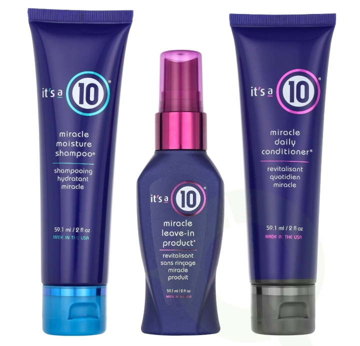 It\'s a 10 Conditioning Trail Set 177.3 ml Shampoo 59,1ml/Conditioner 59,1ml/Leave-in 59,1ml i gruppen HELSE OG SKJØNNHET / Hår & styling / Hårpleie / Balsam hos TP E-commerce Nordic AB (D24155)