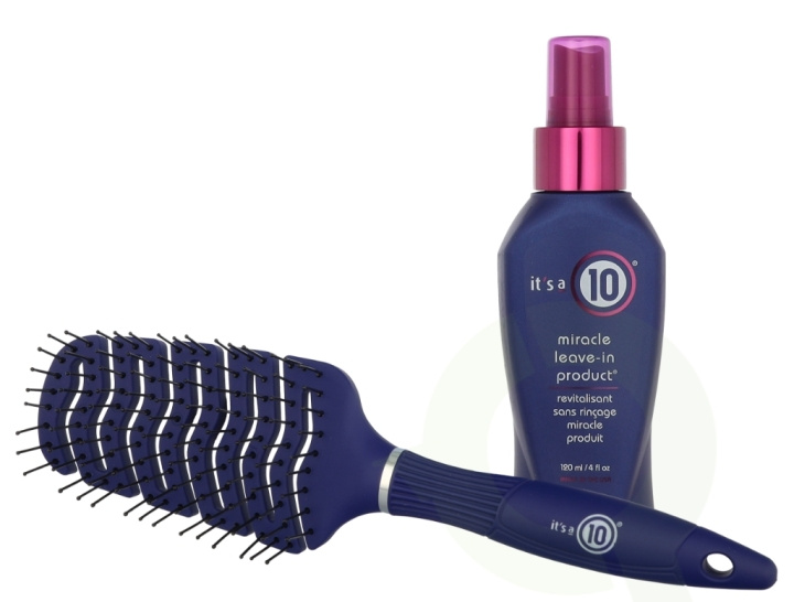 It\'s a 10 Detangling Set 120 ml Leave-in 120ml/Detangle Brush i gruppen HELSE OG SKJØNNHET / Hår & styling / Hårpleie hos TP E-commerce Nordic AB (D24157)