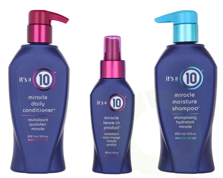 It\'s a 10 Conditioning Set 711.4 ml Shampoo 295,7ml/Conditioner 295,7ml/Leave-in 120ml i gruppen HELSE OG SKJØNNHET / Hår & styling / Hårpleie / Sjampo hos TP E-commerce Nordic AB (D24159)