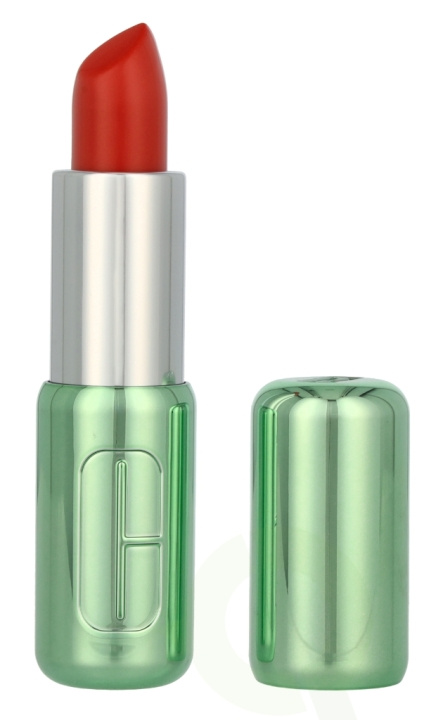 Clinique Pop Longwear Shine Lipstick 3.9 g #11 FlamePop i gruppen HELSE OG SKJØNNHET / Makeup / Lepper / Leppestift hos TP E-commerce Nordic AB (D24165)