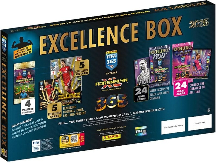 Panini FIFA 365 - AdrenXL 2025 Excellence-eske (PAN2255) i gruppen SPORT, FRITID & HOBBY / Morsomme produkter / Samlerobjekter hos TP E-commerce Nordic AB (D24225)