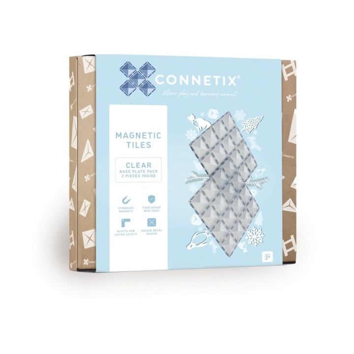Connetix Bunnplate - klar - 2 deler (CT-C-00002-BP) i gruppen LEKER, BARN OG BABY / Leker / Lekesett hos TP E-commerce Nordic AB (D24232)