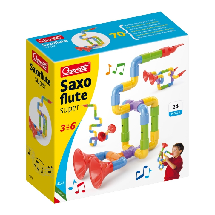 Quercetti Super Saxoflute - (QU-4172) i gruppen LEKER, BARN OG BABY / Musikk, sang og bilde / Instrumenter hos TP E-commerce Nordic AB (D24239)