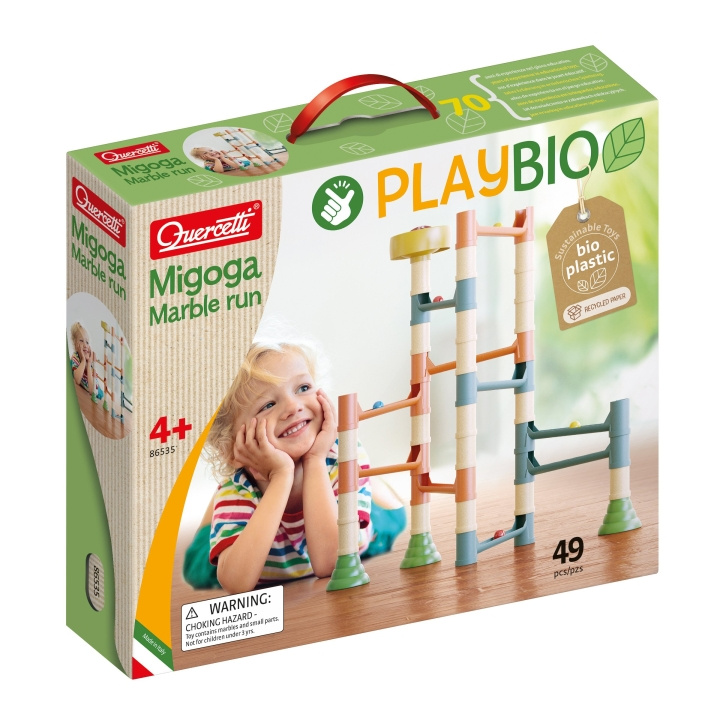 Quercetti Play Bio Migoga Murmeldyringsbane (49 stk) - (QU-86535) i gruppen LEKER, BARN OG BABY / Spill / Brettspill hos TP E-commerce Nordic AB (D24261)