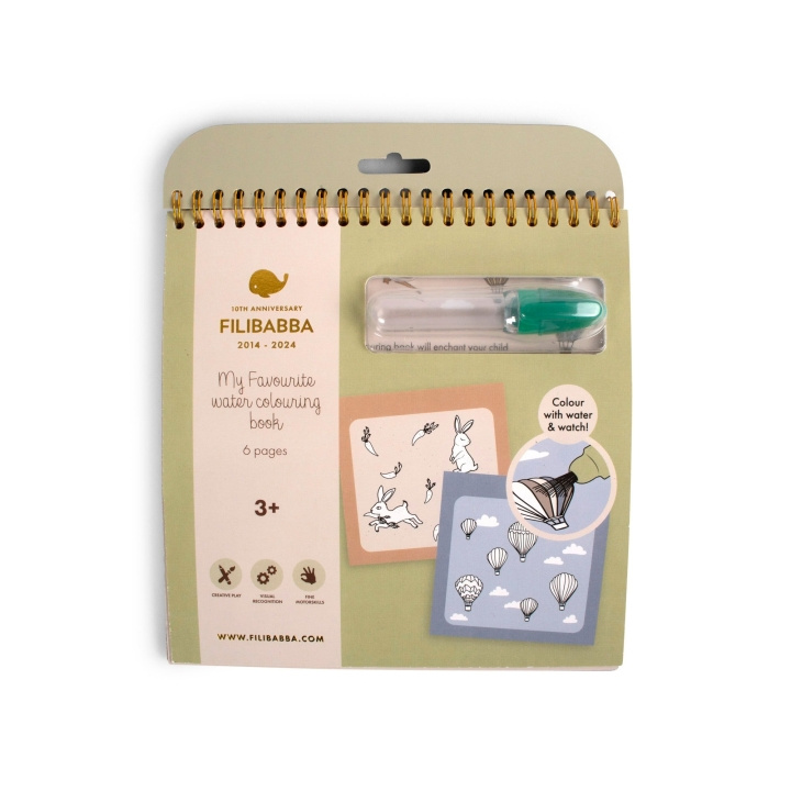 Filibabba Min favorittbok for vannfargelegging - (FI-03303) i gruppen LEKER, BARN OG BABY / Leker / Håndtverk hos TP E-commerce Nordic AB (D24265)
