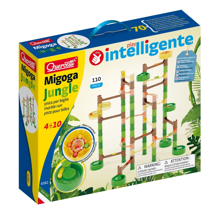 Quercetti Migoga Jungle Marble Run - (QU-6582) i gruppen LEKER, BARN OG BABY / Spill / Brettspill hos TP E-commerce Nordic AB (D24269)