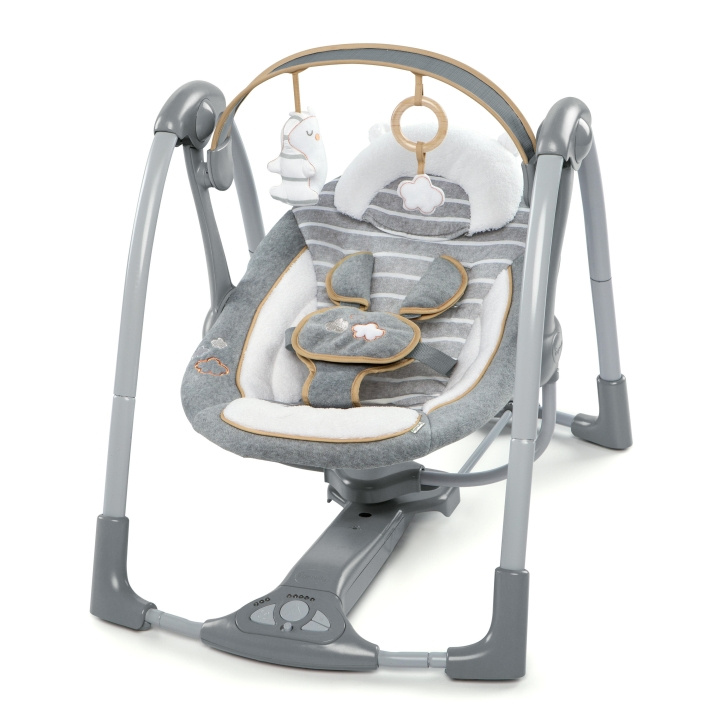 Ingenuity Boutique Collection - Swing \'n Go bærbar huske - Bella Teddy (11023) i gruppen LEKER, BARN OG BABY / Barnerom / Barnesenger hos TP E-commerce Nordic AB (D24272)