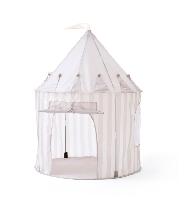 Kids Concept Star - Play Tent with Stripes, Grey - (1000926) i gruppen LEKER, BARN OG BABY / Uteleker / Leketelt hos TP E-commerce Nordic AB (D24283)