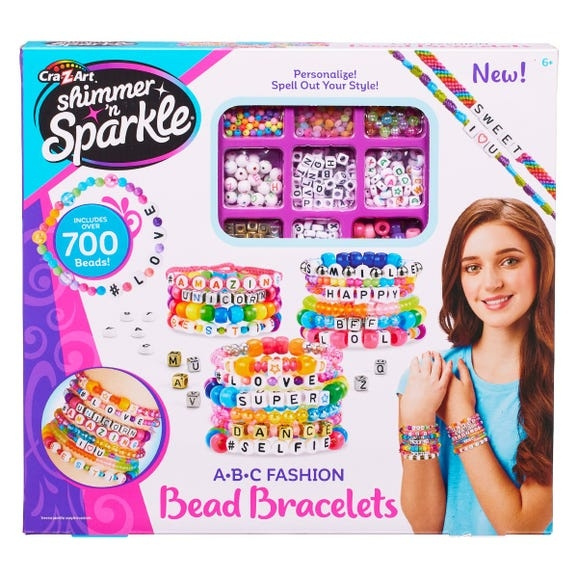 Shimmer n Sparkle ABC Perler Armbånd - (17883) i gruppen LEKER, BARN OG BABY / Leker / Håndtverk hos TP E-commerce Nordic AB (D24331)