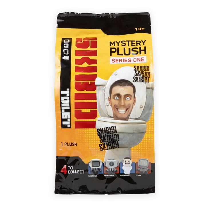 Skibidi Toilet 28 cm Mystery Plysj (1320) i gruppen SPORT, FRITID & HOBBY / Morsomme produkter / Samlerobjekter hos TP E-commerce Nordic AB (D24333)