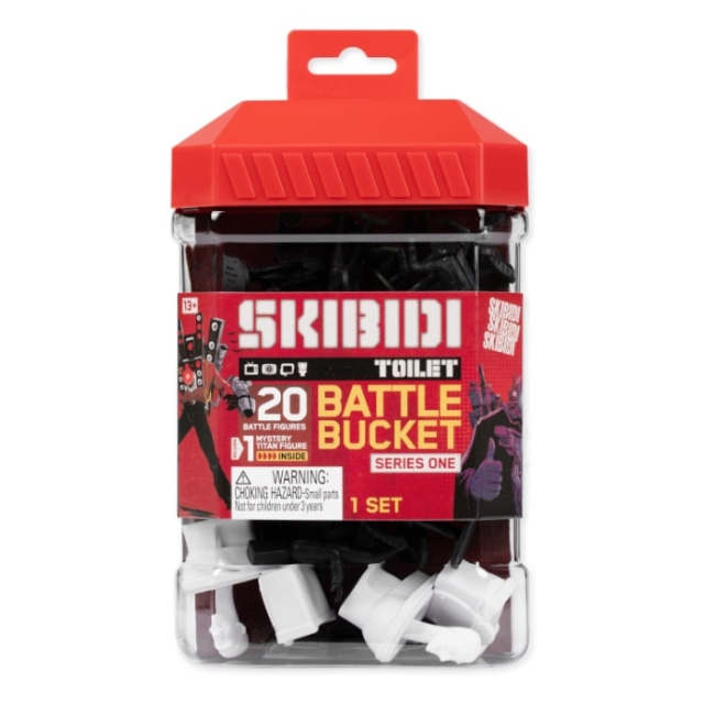 Skibidi Toalett Battle Bucket - (1350) i gruppen LEKER, BARN OG BABY / Leker / Lekesett hos TP E-commerce Nordic AB (D24334)