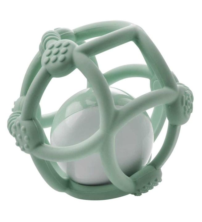 Kidsme Biteball i silikon - grønn (KIDS9672GR) i gruppen LEKER, BARN OG BABY / Babyprodukter / Smokker & Tannringer hos TP E-commerce Nordic AB (D24340)