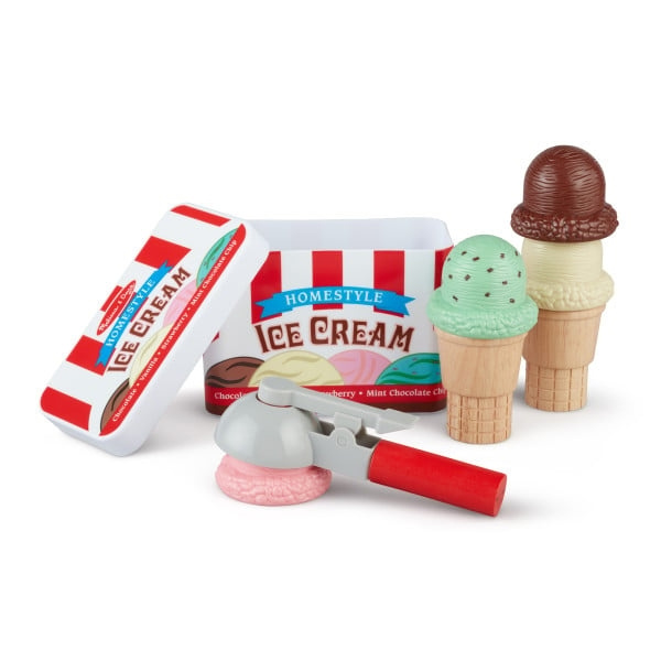 Melissa & Doug Melissa og Doug - Scoop & Stack Ice Cream Cone Lekesett - (4087) i gruppen LEKER, BARN OG BABY / Leker / Lekesett hos TP E-commerce Nordic AB (D24344)