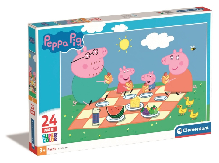 Clementoni Puslespill Maxi, Peppa Pig, 24 brikker - (I-24028) i gruppen LEKER, BARN OG BABY / Leker / Barnas puslespill hos TP E-commerce Nordic AB (D24349)
