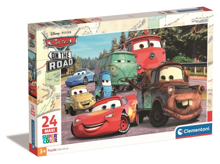 Clementoni Puslespill Maxi, Disney Biler på veien - (I-24239) i gruppen LEKER, BARN OG BABY / Leker / Barnas puslespill hos TP E-commerce Nordic AB (D24350)