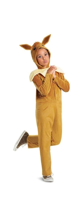 Disguise Pokémon Jumpsuit med hette Classic - Eevee (140 cm) i gruppen LEKER, BARN OG BABY / Leker / Masker og kostymer hos TP E-commerce Nordic AB (D24489)