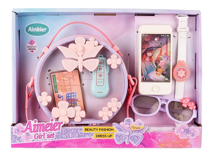 4-Girlz Veske med telefon (63284) i gruppen LEKER, BARN OG BABY / Reise / Barnevesker hos TP E-commerce Nordic AB (D24508)