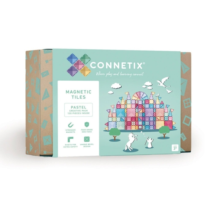 Connetix Pastel Creative Pack 120 Pieces (CT-P-00120-CR) i gruppen LEKER, BARN OG BABY / Leker / Lekesett hos TP E-commerce Nordic AB (D24528)
