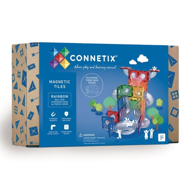 Connetix Utvidelsespakke Ball Run - Rainbow (CT-R-00066-BR) i gruppen LEKER, BARN OG BABY / Leker / Lekesett hos TP E-commerce Nordic AB (D24530)