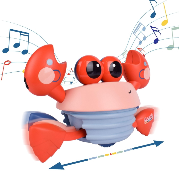 Happy Baby Musical Crawling Crab (502246) i gruppen LEKER, BARN OG BABY / Musikk, sang og bilde / Musikktilbehør hos TP E-commerce Nordic AB (D24555)