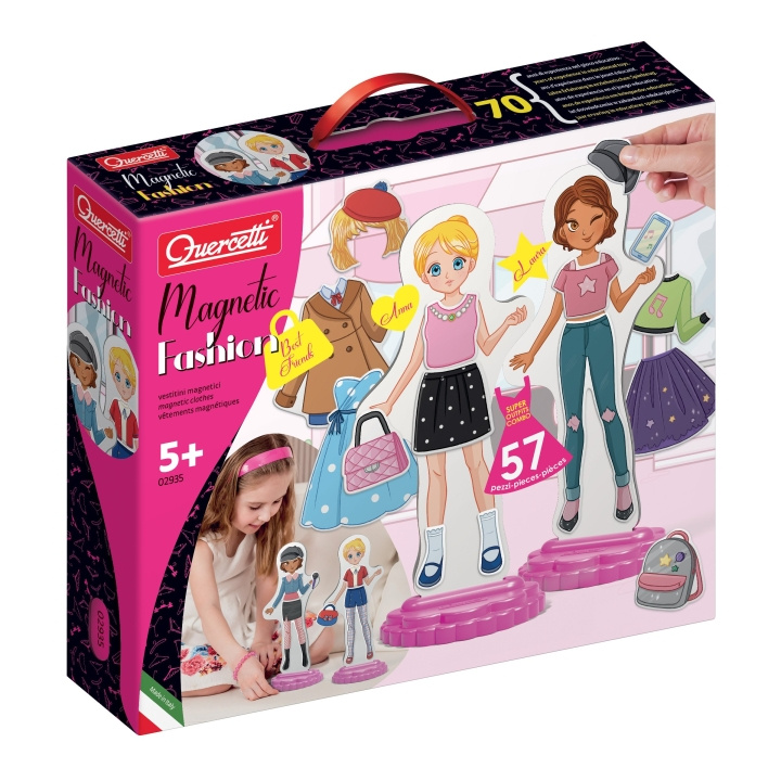 Quercetti Magnetic Fashion Best Friends - (QU-2935) i gruppen LEKER, BARN OG BABY / Leker / Håndtverk hos TP E-commerce Nordic AB (D24559)