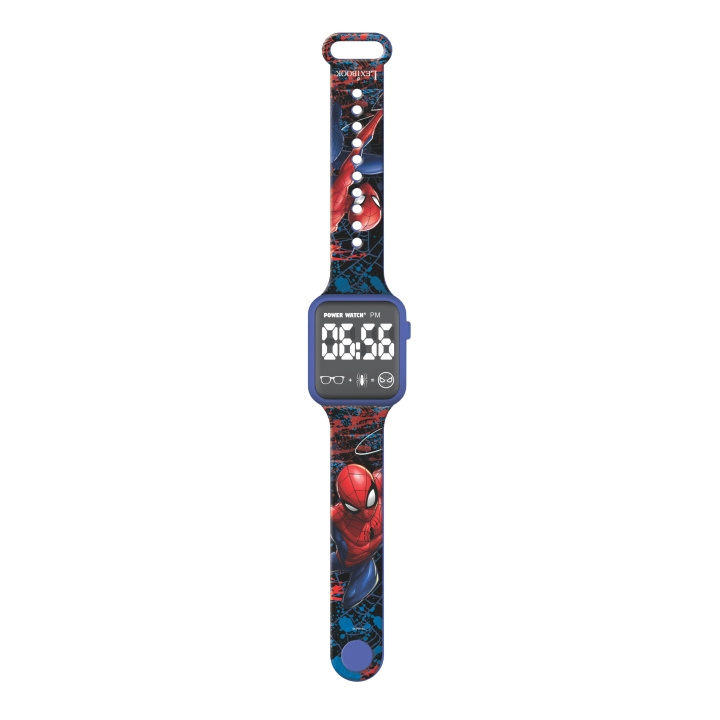 Lexibook Spider-Man LED digitalklokke (DMW060SP) i gruppen SPORT, FRITID & HOBBY / Tilbehør / Klokker hos TP E-commerce Nordic AB (D24565)
