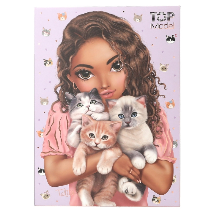 TOPModel Brevsett CAT LOVE - Myk lilla i gruppen LEKER, BARN OG BABY / Leker / Håndtverk hos TP E-commerce Nordic AB (D24569)