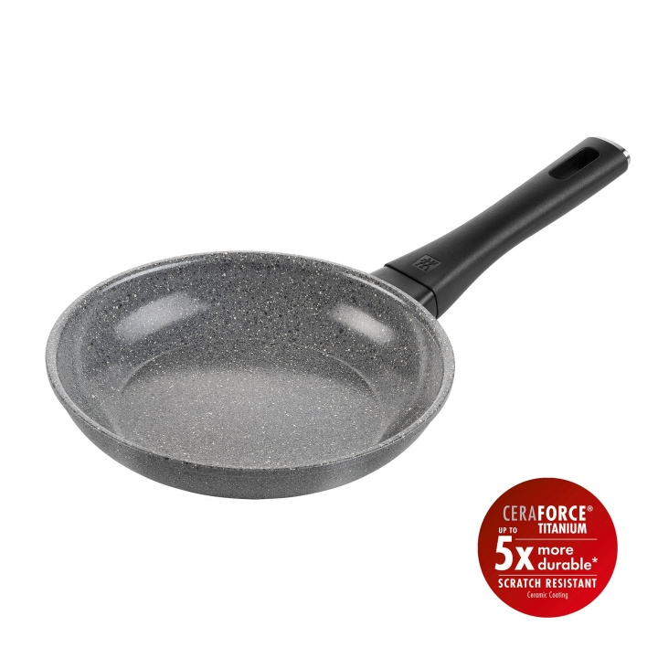 Zwilling Terreno Plus keramisk stekepanne - grå - 20 cm i gruppen HJEM, HUS OG HAGE / Kjøkkenutstyr / Stekepanner hos TP E-commerce Nordic AB (D24619)